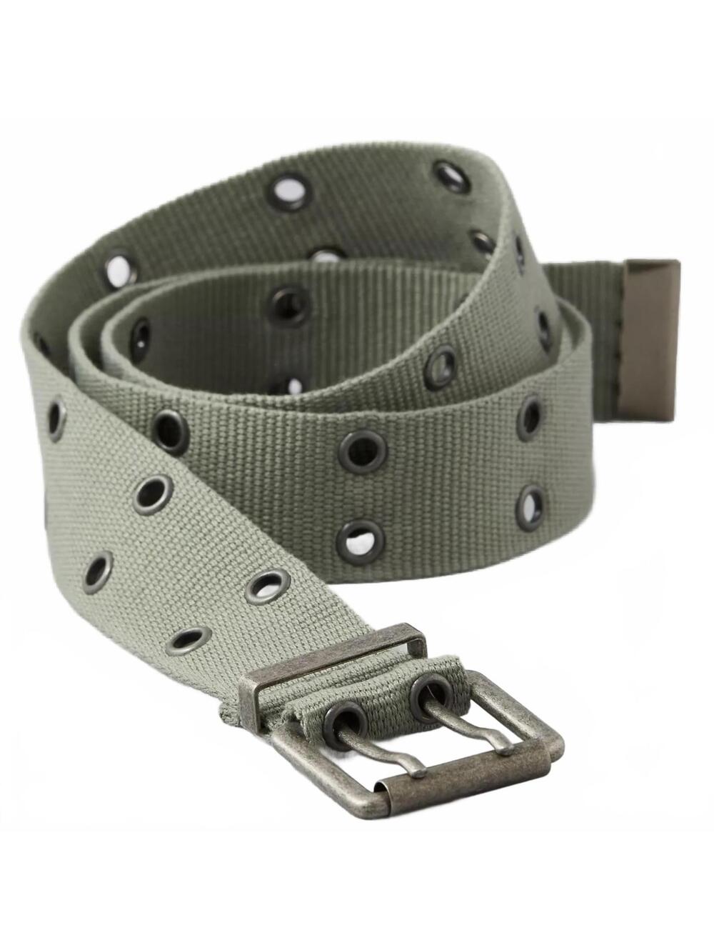 AE Y2K Grommet Belt American Eagle NWT Size XS/S Olive